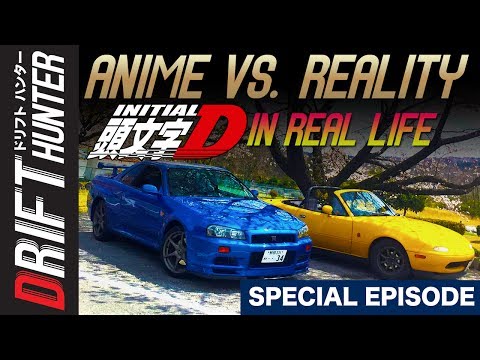 Anime vs. Reality: Miata vs. GTR on Akina (Real Initial D)