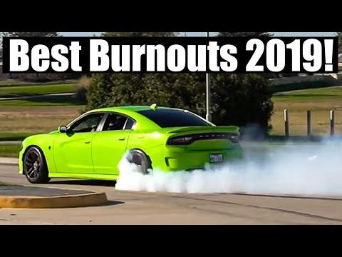 BEST BURNOUTS, DONUTS, and DRIFTS 2019! (2019: Year of the Burnout!)