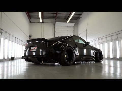 BLACKED OUT Rocketbunny 350z // ClearFx by RestorFX