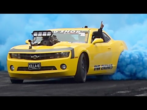 BURNOUT WORLD CHAMPION – Killa B Camaro!