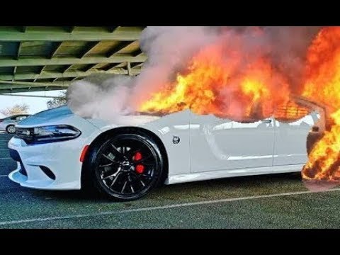 Dodge Charger SRT Hellcat Best of Burnout Acceleration and Sound