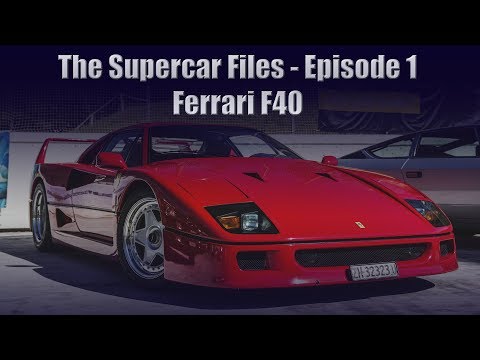 Ferrari F40 (1987) | Classic Supercars | Episode 1