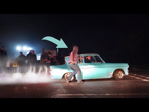 Man Gets ANGRY at Burnouts and STACKS IT!