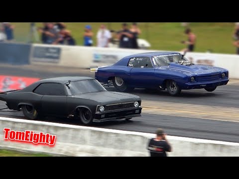 Street Outlaws drag racing at Outlaw Armageddon 5 (Day 2)