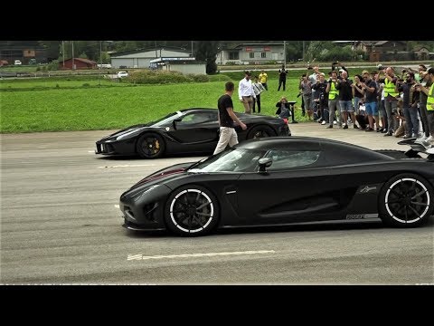 Top 10 Super Cars Drag Race of ALL Time | Drag Race of supercars