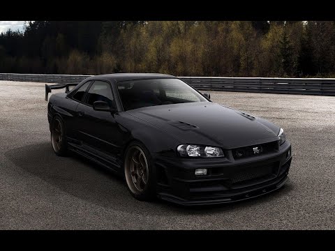 Nissan skyline r34 Drifting