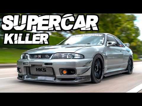 Skyline GTR SMOKES Supercar on the Street! – 900HP AWD 2.8L Stroker HKS T51R (The Perfect R33)