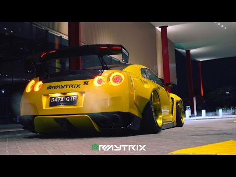 Rocket Bunny Pandem 80K Heavy Mods GT-R R35 | ARMYTRIX GTR Titanium Exhaust | Adv.1 Wheels | VOLTEX