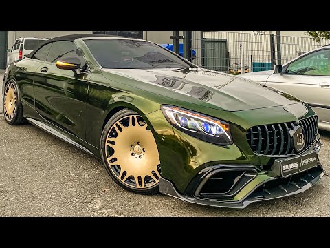 CUSTOM BRABUS S63 AMG CABRIOLET! Crazy Brabus SOUND + Conversion