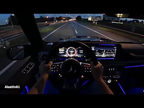 The New Mercedes G63 AMG G Wagon 2021 Night Test Drive