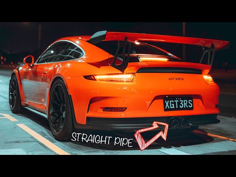 This STRAIGHT PIPED Porsche GT3RS Sounds INSANE!!!