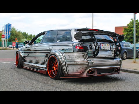 Tuner Cars Leaving a Carshow #10