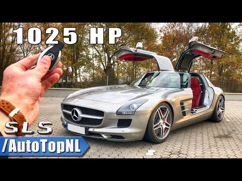 MERCEDES SLS AMG 1025HP SUPERCHARGED Elmerhaus REVIEW POV on AUTOBAHN by AutoTopNL