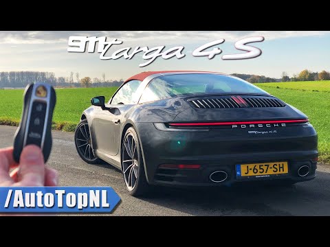 Porsche 911 992 TARGA 4S | REVIEW on AUTOBAHN [NO SPEED LIMIT] by AutoTopNL