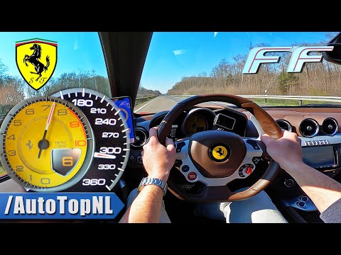 FERRARI FF V12 on AUTOBAHN [NO SPEED LIMIT] by AutoTopNL