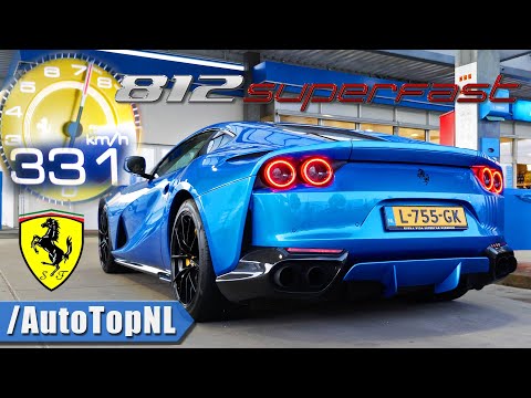 Ferrari 812 Superfast 100-330 *INSANE* TUNNEL Sound by AutoTopNL