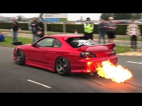 TESTING THE POLICE'S PATIENCE! – Japanese Cars Leaving a Car Show 2021