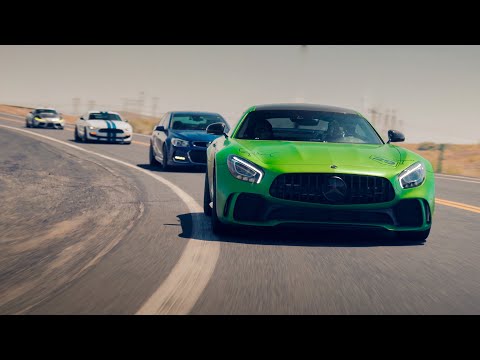 Boys Trip | AMG GTR, Supra, GT350, Holden [4K]