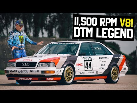 Ken Block Shreds 11,500rpm V8 DTM Car & e-tron Vision GT