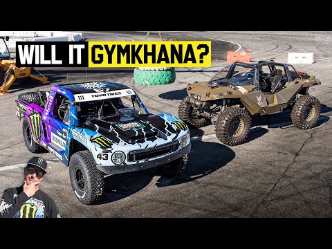 Can Ken Block Gymkhana in a 6500lb Trophy Truck? The Answer is YES.
