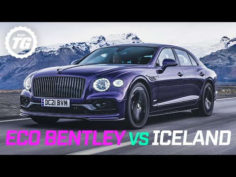 Bentley Flying Spur vs Iceland: can you run a £155k luxury car on water, straw and volcanos?