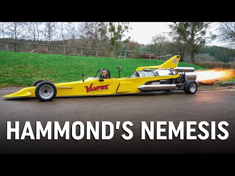 Starting up the car that nearly killed Richard Hammond – 12,000hp jet car